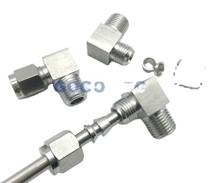 GOGOATC ZG1/2 Gomito in Acciaio Inox con Filettatura Maschio O.D 3/8 Pollici per Tubi Rigidi, Raccordo Flessibile per Impianti Idraulici di Alta Qualità - Product Image 3