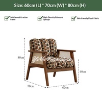 Ensemble table et chaises de style montagne pour restaurants, salons de thé, pâtisseries et cafés – Bois massif, dossier en éponge haute densité