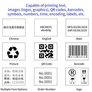Stampante Portatile Manuale 2025 per Etichette su Pelle, Data di Scadenza, Codici a Barre e QR con Inchiostro a Rapida Asciugatura - Product Image 2