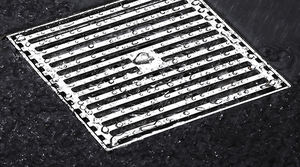 Desagüe de suelo de ducha cuadrado de acero inoxidable sólido de 10*10 cm para inodoro de baño - Product Image 5