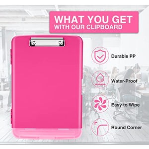 Porte-documents A4 A5, Boîte de rangement pour dossiers, Organiseur, Classeurs à anneaux, Classeurs de bureau, Boîte de papeterie, Porte-documents A4 - Product Image 3