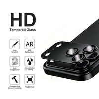 Protection d'objectif d'appareil photo intégrale en métal ultra-fin anti-effraction avec verre AR AF pour iPhone 17, 17 Pro, 17 Pro Max, 18 Pro, 18 Pro Max