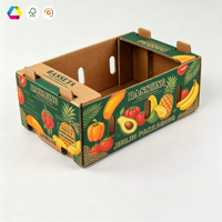 Caja de Regalo Plegable de Papel Grueso con Estampado en Caliente Personalizado, Cartón Reciclable Resistente a Impactos para Empaque de Aguacates Frescos al por Mayor y al Detal