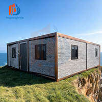 Maisons modulaires préfabriquées Fengsheng de 20 pieds et 40 pieds, maisons de luxe préfabriquées en conteneurs de 40 pieds