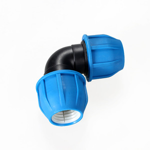 Conector de Codo de Conexión Rápida PE de 1 Pulgada, Junta de Plástico para Manguera de Jardín - Product Image 3
