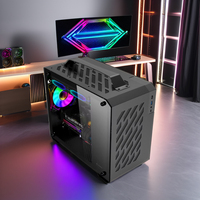 Ordinateur de bureau portable ZeroMaster X200 MATX avec côté en verre transparent, refroidissement par eau 240, ITX en alliage d'aluminium, tour complète, boîtier TYPE-C