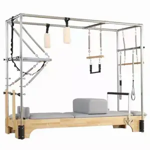 Home Fitness Equipment Maple Wood Pilates Reformers Bed Machine