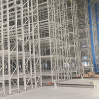 Étagère de stockage économique et pratique en acier robuste, personnalisable, pour palettes, pour entrepôt, système de rayonnage express