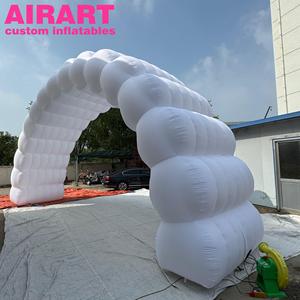 <span class=keywords><strong>Arche</strong></span> gonflable <span class=keywords><strong>d</strong></span>'entrée de voûte gonflable de couleur blanche pour la <span class=keywords><strong>d</strong></span>écoration - Product Image 1