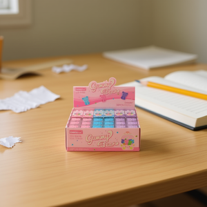 Weibo Gummy Bear Eraser 24Pcs Rubber Promotional School Office Supplies - Product Image 2