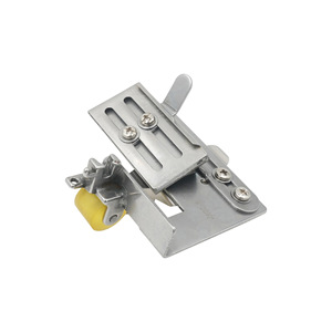 Machine à plier à plat avec rouleaux supérieurs et inférieurs, équipement de plissage pour jupes et dentelles, double couche, pied presseur réglable en acier - Product Image 1
