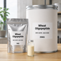 Poudre d'oligopeptides d'oxyde de carbone de haute qualité de la marque Yuthan, peptides de protéines de blé hydrolysées, 100% solubles dans l'eau, qualité alimentaire