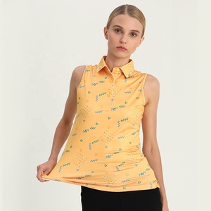 En stock, <span class=keywords><strong>polo</strong></span> <span class=keywords><strong>de</strong></span> sport sans manches pour femmes, imprimé par sublimation, anti-accrocs, respirant, <span class=keywords><strong>de</strong></span> haute qualité - Product Image 2