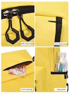 Sac à dos Oxford imperméable personnalisé avec logo, unisexe, pour collège/lycée, fermeture éclair, grande capacité 20-35L - Product Image 6