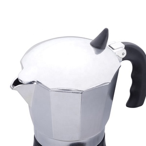 Nhôm Espresso percolator cà phê Mocha nồi Stovetop Espresso Maker Đen Moka nồi 3 tách cà phê Moka nồi - Product Image 3