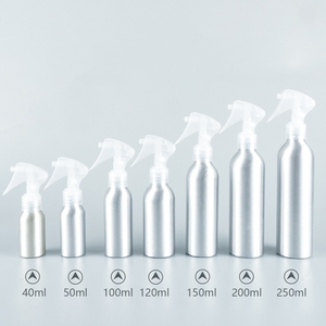 Flacon pulvérisateur continu en aluminium de 100ml Gamme de 40ml à 250ml Série de flacons métalliques rechargeables - Product Image 1