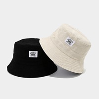 Sombrero de Pana Retro para Otoño e Invierno, Sombrero de Cubo Cálido y Grueso para el Sol