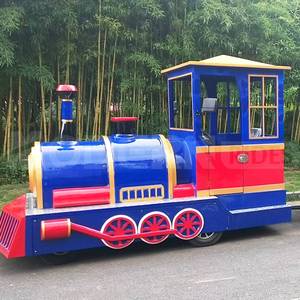 Train en acier pour enfants - Manège sans rail pour parcs à thème extérieurs et centres commerciaux - Product Image 3