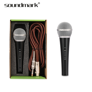 Microfone Profissional com Fio Soundmark K-1500, Resposta de Frequência de 50Hz-16KHz para Uso em Karaokê e Palco, XLR - Product Image 3