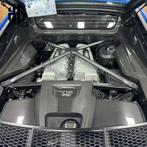 6 件装干碳纤维汽车发动机舱面板适用于 2016-2021 年奥迪 R8 V10 前保险杠发动机罩内饰件 - Product Image 4