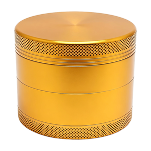 Molino de Tabaco de Aluminio CNC de 63 mm con Logotipo Personalizado al por Mayor, Triturador de Hierbas con Dientes de Diamante, Accesorios para Fumar - Product Image 5