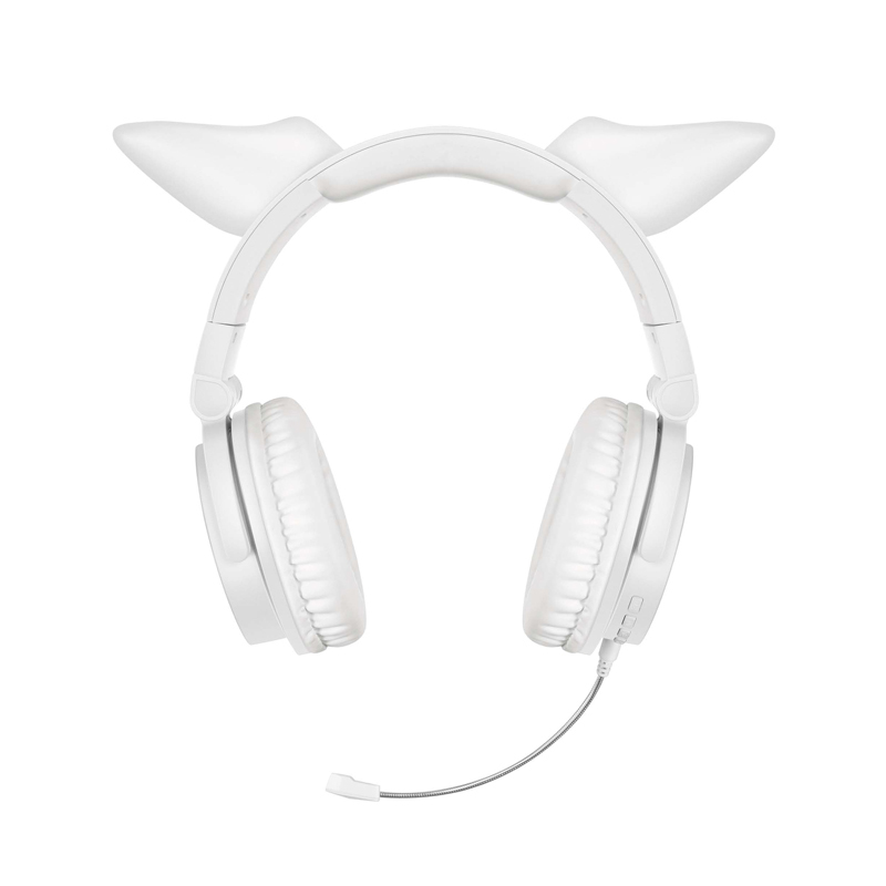 Casque Mono-Oreille Anti-Radiation Avec Tube D'Air – Écouteur Sécurité + Micro Pour Téléphone, Blanc