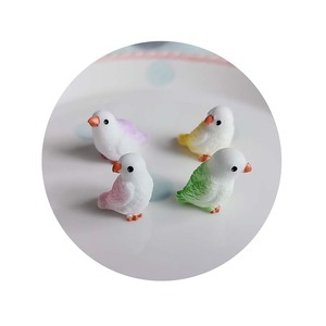 Figurine d'oiseau coloré, modèle animal, décoration de maison, accessoires de décoration de jardin féerique miniature, moderne - Product Image 1