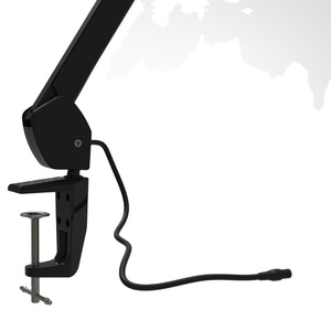 Soporte de Micrófono OEM con Brazo Articulado Ajustable en Altura, Soporte de Micrófono de Escritorio Tipo Tijera, Soporte de Micrófono Metálico - Product Image 4