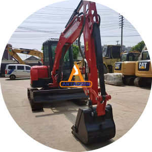 La mini excavatrice de 5 tonnes a utilisé Yanmar vio35 30 55 la conception originale d'occasion de machine d'ingénierie bon état en vente. - Product Image 1