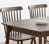 Ensemble de table à manger en bois massif moderne, pratique, professionnel et personnalisé, très vendu