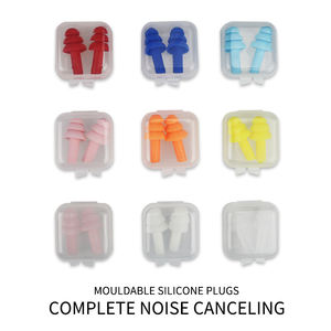 سدادات أذن عازلة للضوضاء من السيليكون مريحة للعمل والنوم والدراسة بألوان مخصصة وتغليف متعدد - Product Image 4