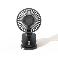 Gros Ménage Salon Électrique 2000mAh Rechargeable Portable Mini Usb Clip Fan