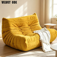 Canapé Modulable Minimaliste Moderne en Velours Italien Ode, Confort Intégré, Sans Assemblage, Fauteuil Relax Durable et Écologique