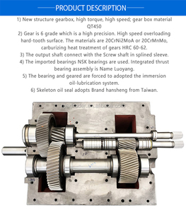 Mô-men xoắn cao đùn hộp số/tốc độ reducers cho máy đùn vít đôi song song - Product Image 5