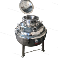 Grand réservoir de stockage de solvant de qualité sanitaire en acier inoxydable SS304 316L de haute qualité avec couvercle de trou d'homme sous pression