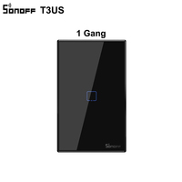SONOFF TX T3 בארה"ב Wifi חכם קיר מגע מתג עם גבול 1 כנופיית שלט רחוק Wifi אור מתגים עבור חכם בית אוטומציה