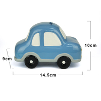 Dessin animé pvc voiture tirelires voiture forme résine tirelire tirelires pour enfants atm