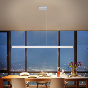 Flexible Modern Pendant <b>Lighting</b> LED long strip Lamp Chandelier - Product Image 6