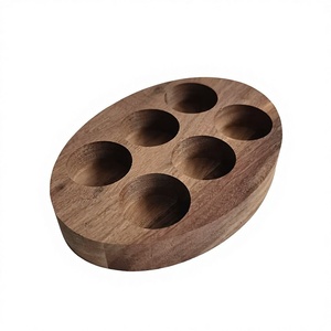 나무 에센셜 오일 보관 랙 가정용 욕실용 나무 아로마테라피 오일 디스플레이 스탠드 홀더 - Product Image 2