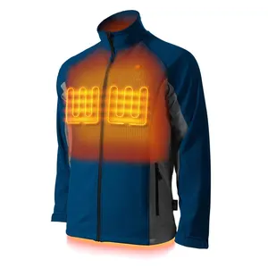 JINDEYUAN giacca riscaldata a batteria impermeabile antivento 12V all'ingrosso giacca da caccia riscaldata calda invernale