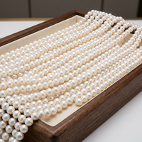 Vente en gros de brins de perles d'eau douce naturelles blanches, haute brillance, 11-13 mm, qualité AA, perles en vrac pour la fabrication de bijoux
