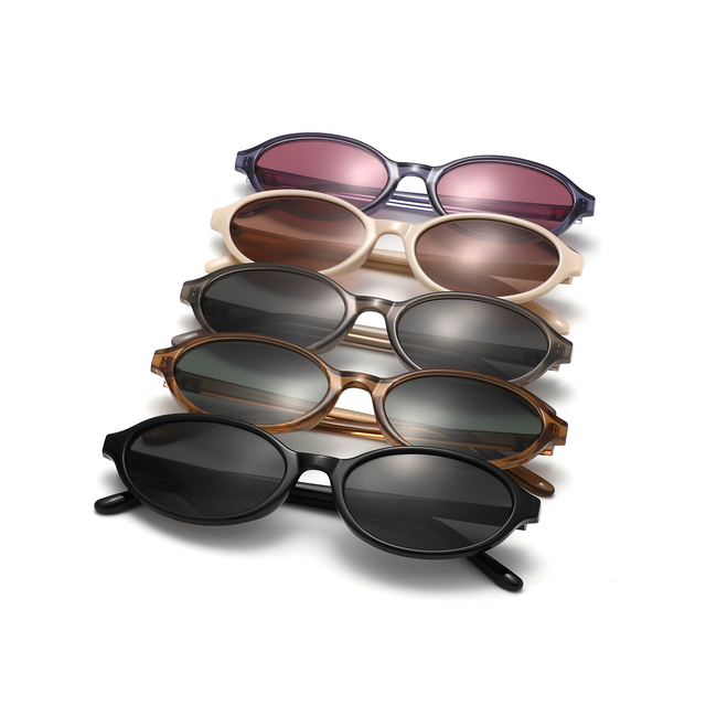 New Elliptical Small Frame Retro Anti Blue Light Glasses Fashion Women Cool Design Luxury Personalized Glasses With Metal Hing