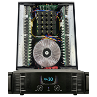 Amplificateur de puissance professionnel de classe H, 2 canaux, 2000W x 2 à 8 ohms, série CA, amplificateur PA pour sonorisation en direct, DJ, tournées, OEM, ODM