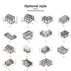 Véranda à toit en pente très prisée, double vitrage, verre étanche, intérieur chaleureux pour une vie en plein air par temps neigeux - Product Image 6