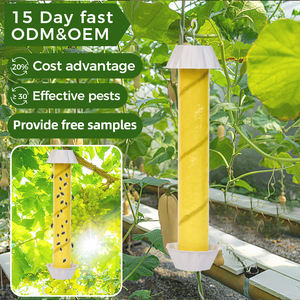 Solución de control de plagas ecológica para interiores, caña de mosca pegajosa no tóxica, trampa de avispas eficaz para insectos, diseño colgante fácil - Product Image 1