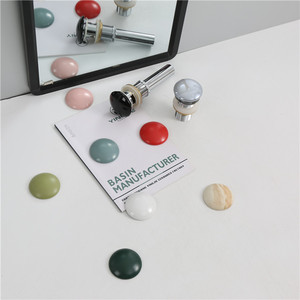 P-01 drain escamotable avec blanc couverture en céramique <span class=keywords><strong>pour</strong></span> salle de bain panier de crépine d'évier bouchon de <span class=keywords><strong>bassin</strong></span> - Product Image 6