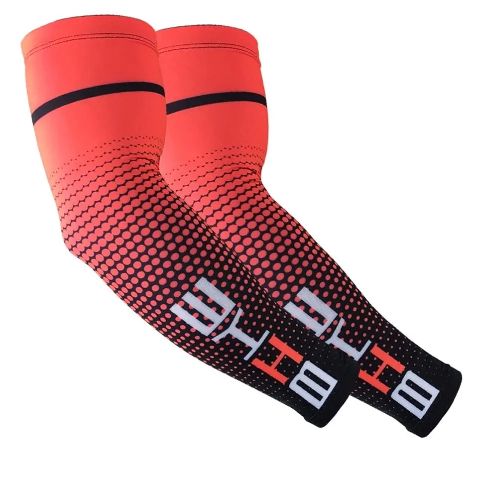 Best Selling Unisex Outdoor Football Cycling Sports Cooling Compression Arm Sleeves Cover Wrap UV Sun Protection Cover