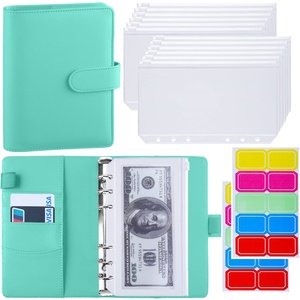 Business A6 Hardcover Loose-leaf Binder 6 Ring Magnetic Closure PU Leather Planner with Magnetic Closure - Product Image 5