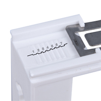 Support de fixation réglable pour tringle transversale, tringle à rideaux, tringle à serviettes, pour armoire, penderie, cadre de porte, organisateur