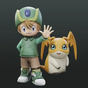 Figure da Collezione Anime per Adulti, Set di Personaggi Tai Agumon Mimi Baruemon Shuji Badaemon Gabumon Frozen, Action Figure in PVC Nuove 1:1 - Product Image 5